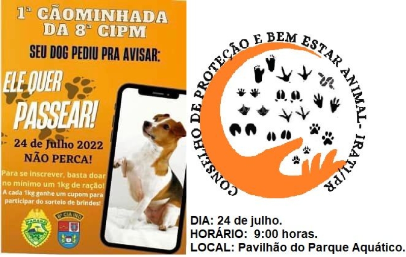 1ª CÃOMINHADA DA 8ª CIPM