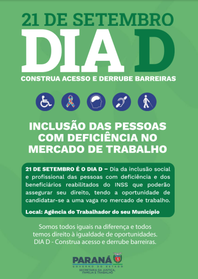 INCLUSÃO DAS PESSOAS COM DEFICIÊNCIA NO MERCADO DE TRABALHO