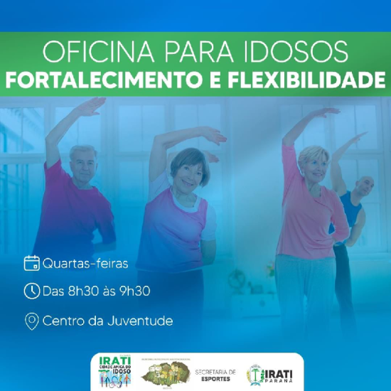 Fortalecimento e Flexibilidade para os idosos.