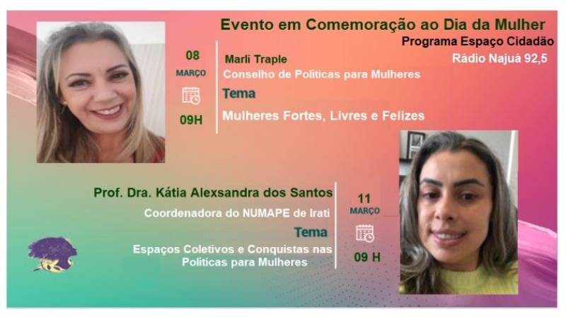 Evento em comemoração ao dia das Mulheres