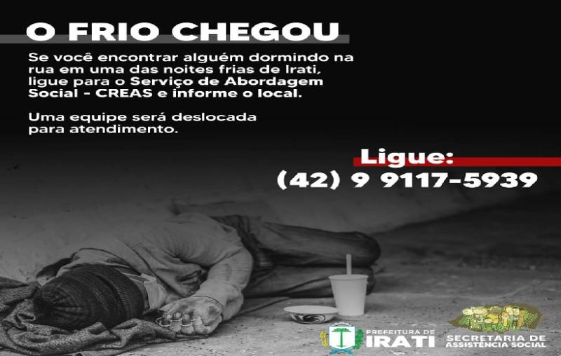 Você e o Serviço de Abordagem Social podem salvar vidas! 